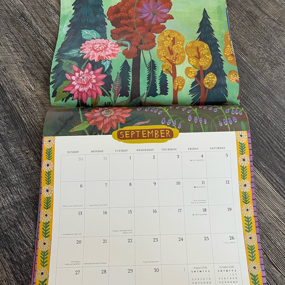 2026 World of Nathalie Lété Wall Calendar 2026! IN STOCK! Ready to ship! - Picture 9 of 16